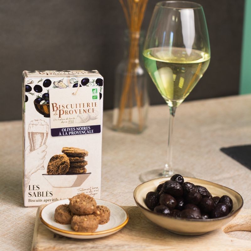Provencal Black Olive Shortbreads