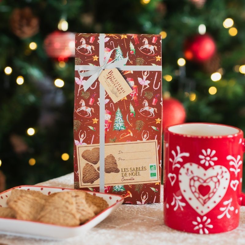 Organic Christmas Cinnamon Shortbread - Gourmet Christmas gift