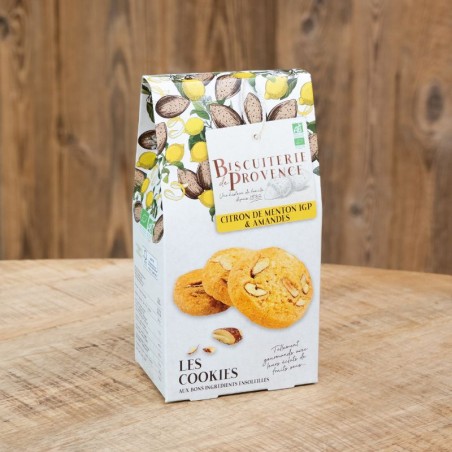 Cookies citron de Menton IGP & amande - cookies artisanaux