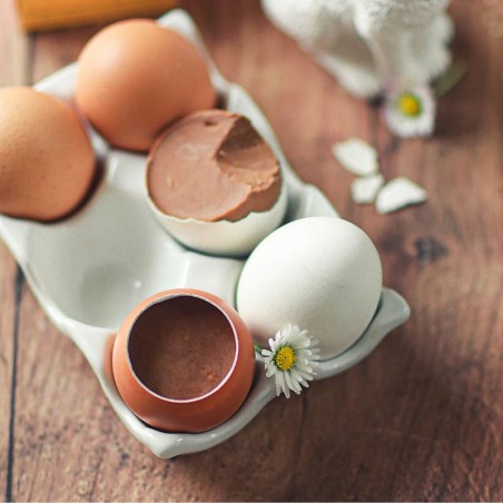 Oeuf coquille Le Petit Duc - chocolat praliné éclats de noisettes
