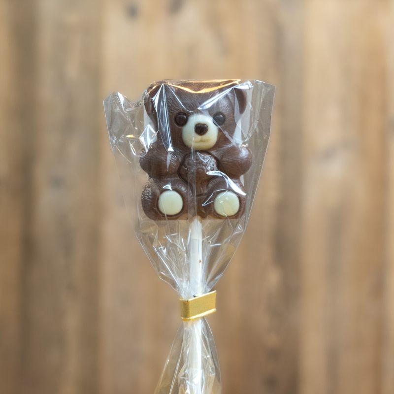 Sucette de Pâques en chocolat - ourson