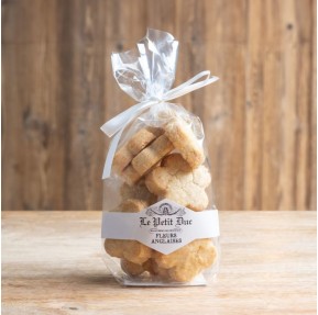 Fleurs anglaises - sablés bien beurrés à la texture fondante en bouche
