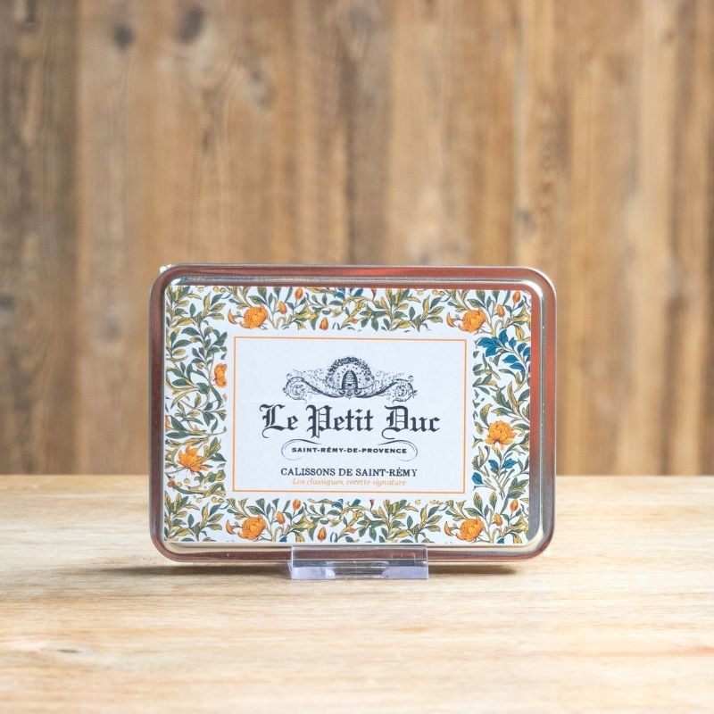 Metal Box Calissons - calissons are slightly sweet, highly soft and delicious almond taste