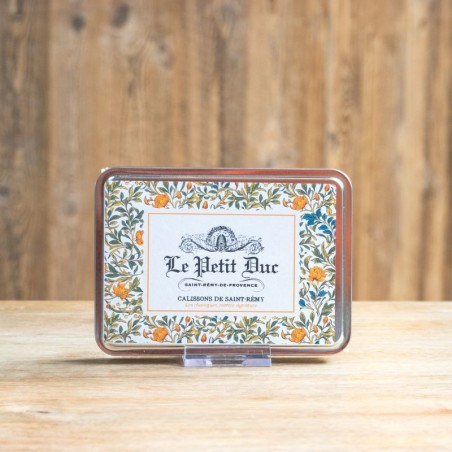 Metal Box Calissons - calissons are slightly sweet, highly soft and delicious almond taste