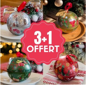 Christmas ornament set: Buy 3, get 1 free
