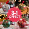 Christmas ornament set: Buy 3, get 1 free
