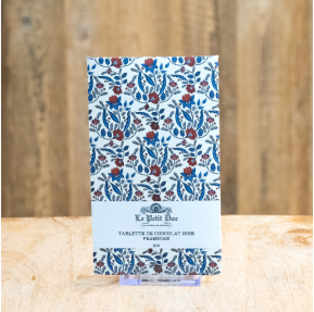 Raspberry dark chocolate bar - Le petit duc