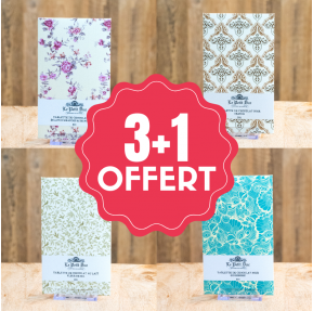 Lot 3+1 Tablettes créations