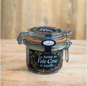 Terrine au foie gras et morilles