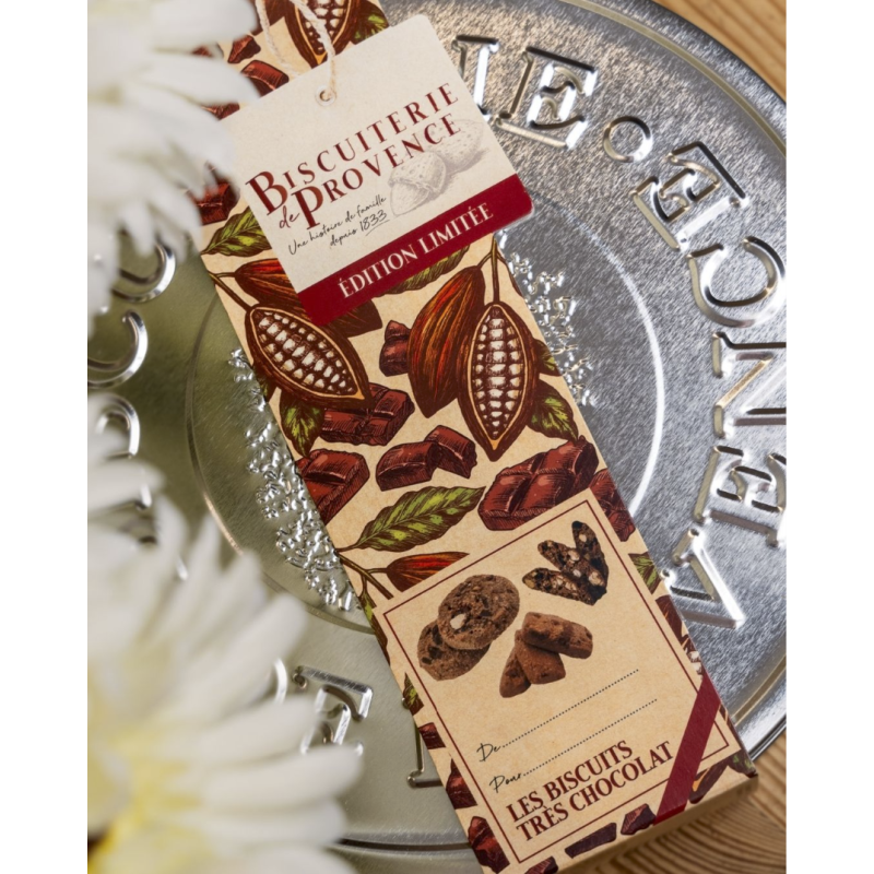 Assortment of chocolate biscuits to offer