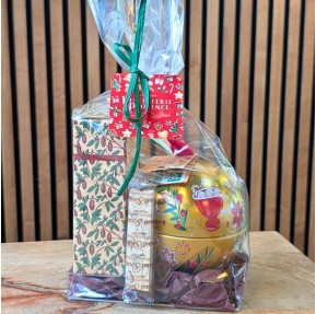 Ballotin de Noël “Étoile des Neiges” – Sablés bio & Nougat gourmand
