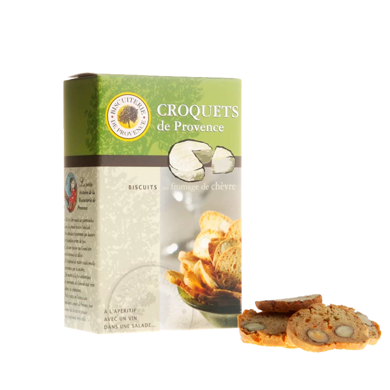Goat cheese savoury biscuits - Crunchy savoury biscuits with almonds and local ingredients