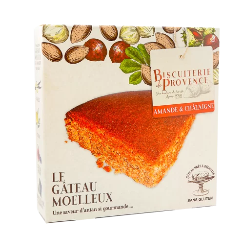 Gâteau moelleux amande & châtaigne