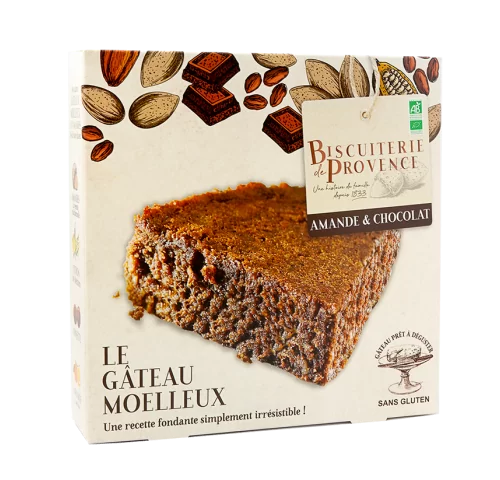 Gâteau moelleux amande & chocolat