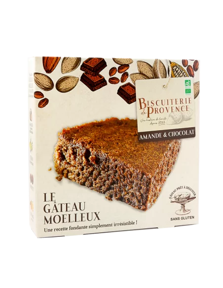Gâteau moelleux amande & chocolat