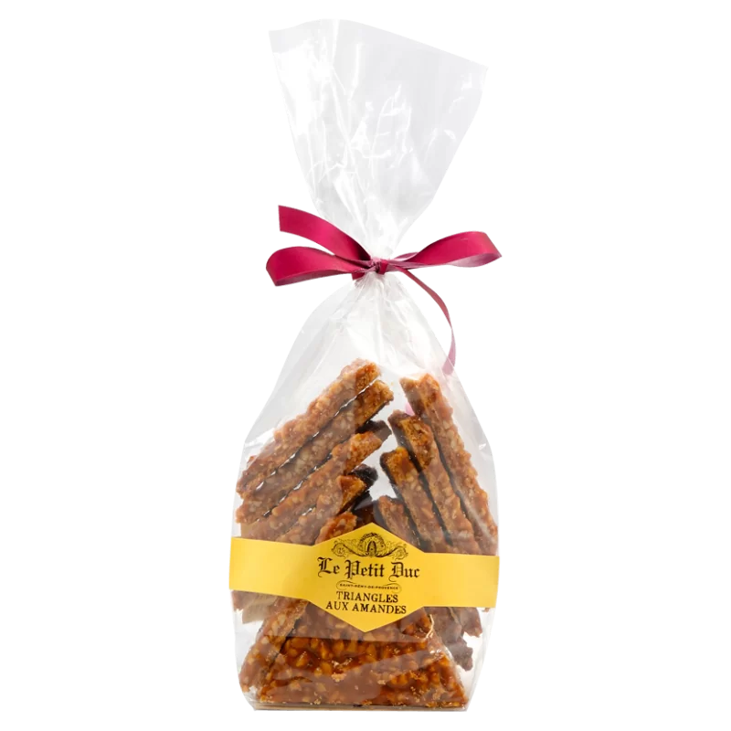 Almond Triangles - sweet biscuit with a delicate honey-almond mixture