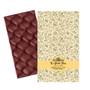 Milk chocolate bar with fleur de sel