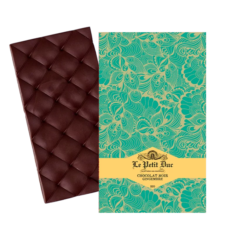 Tablette Chocolat Noir Gingembre