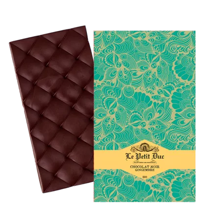 Ginger dark chocolate bar - spicy note