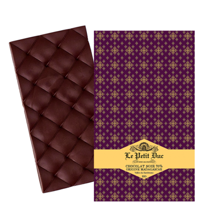 Tablette Chocolat Noir 70% Origine Madagascar - Le Petit Duc