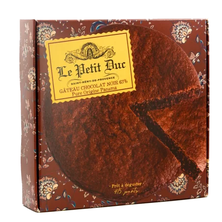 Gâteau Chocolat noir Panama - ce gâteau est réalisé à partir de notre tablette de chocolat noir 63% pure origine Panama