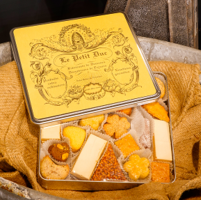 Grande Boîte métal Assortiment de Biscuits - 10 recettes Le Petit Duc
