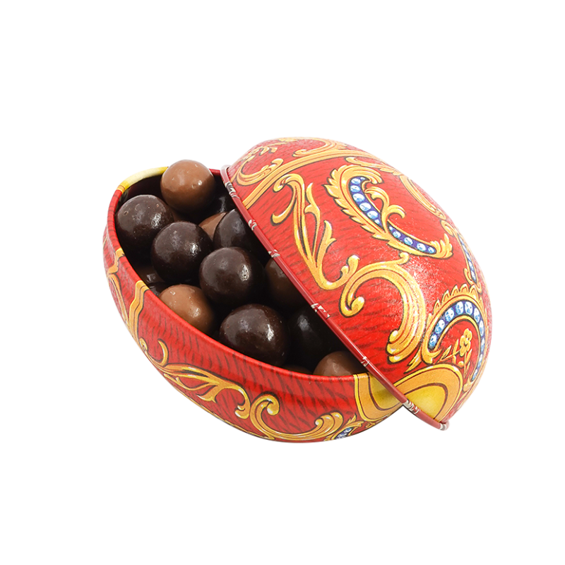 Oeuf métal rouge