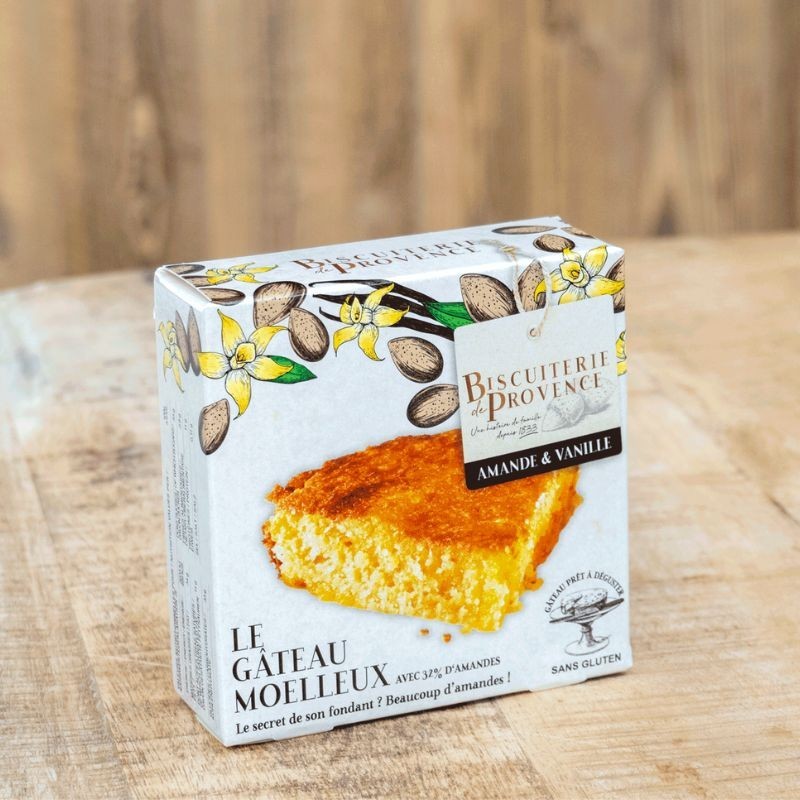 Gâteau amande vanille - ce gâteau sans gluten allie la douceur de la vanille et le merveilleux goût de l'amande.