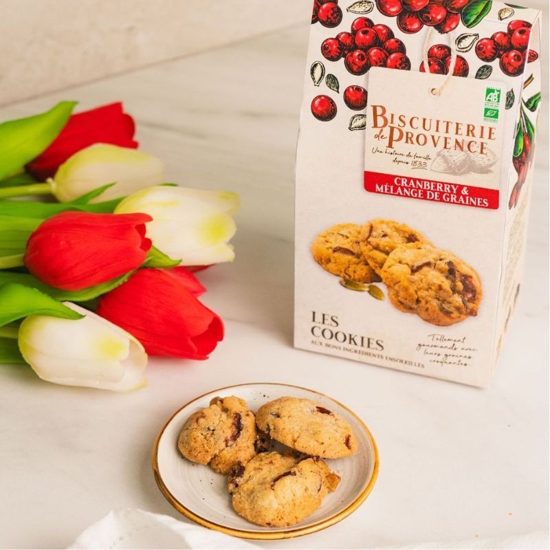 cookie cranberry biscuiterie de provence
