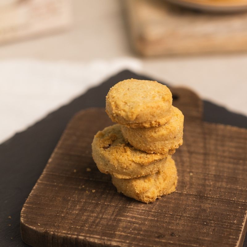 Sablés roquefort AOP & noix - recette authentique