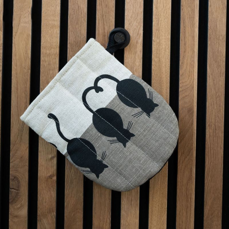 Gant pince en Lin & Coton