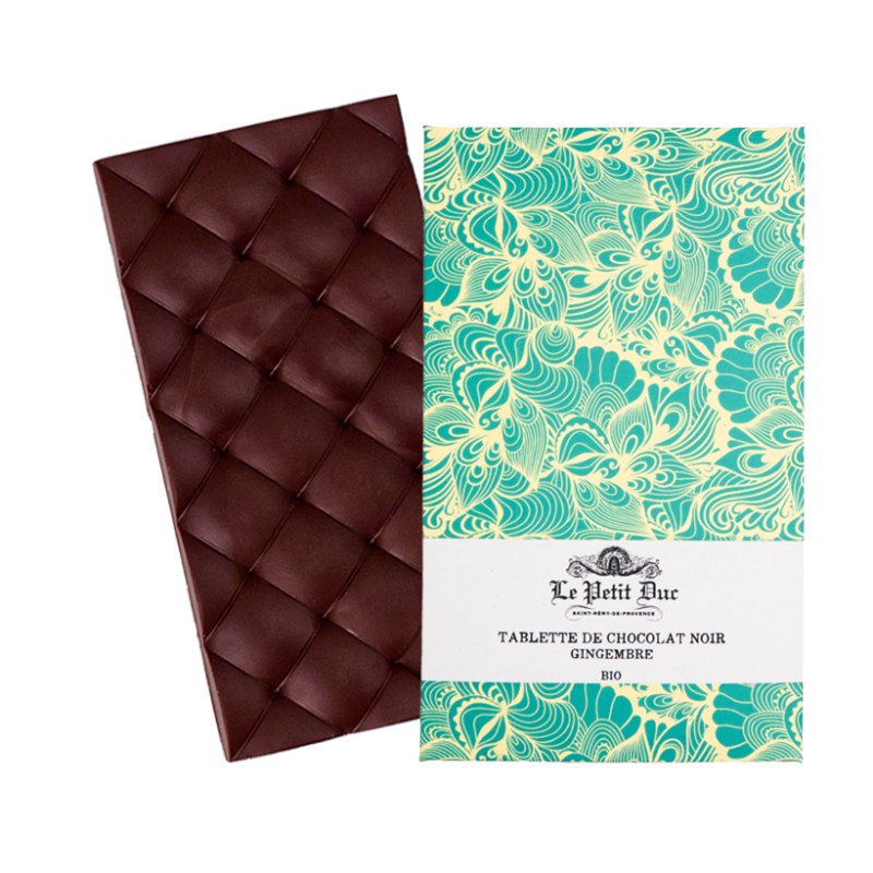 Tablette Chocolat Noir Gingembre - Note épicée
