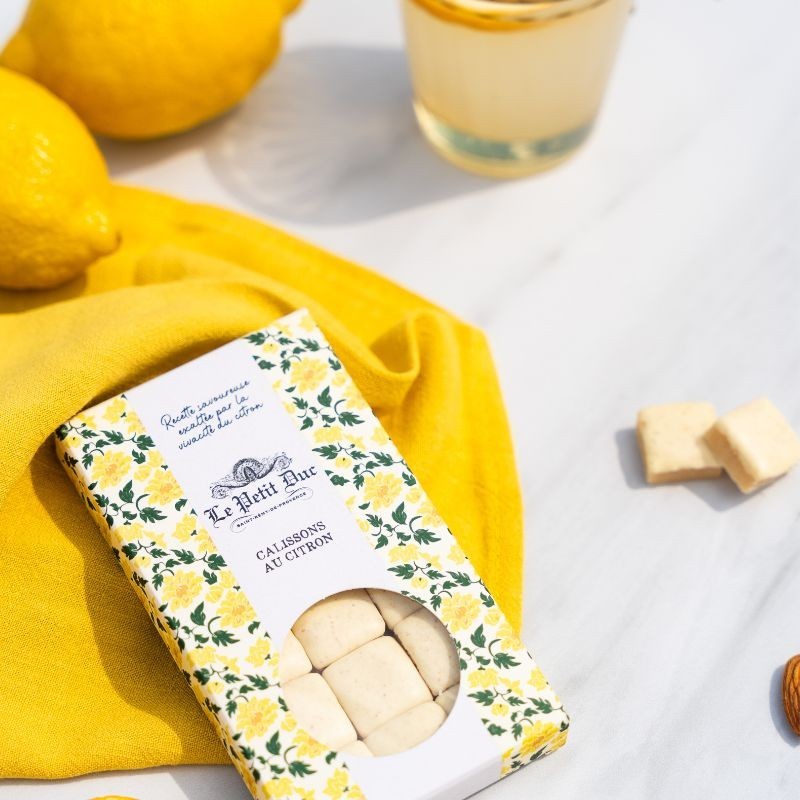 Tablette de calissons citron - fraicheur et délicatesse