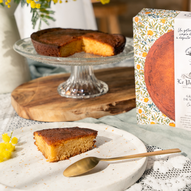 Gâteau Calisson - Ce gâteau sans gluten est réalisé à partir de la pâte de Calisson du Petit Duc
