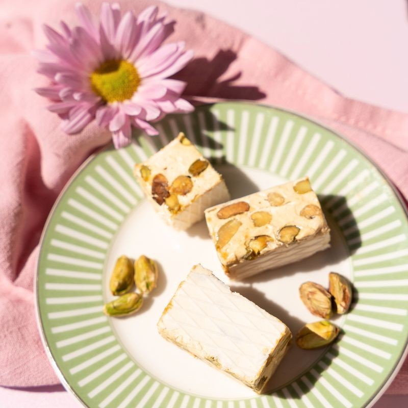 Barre de Nougat aux Pistaches - 100% pistaches