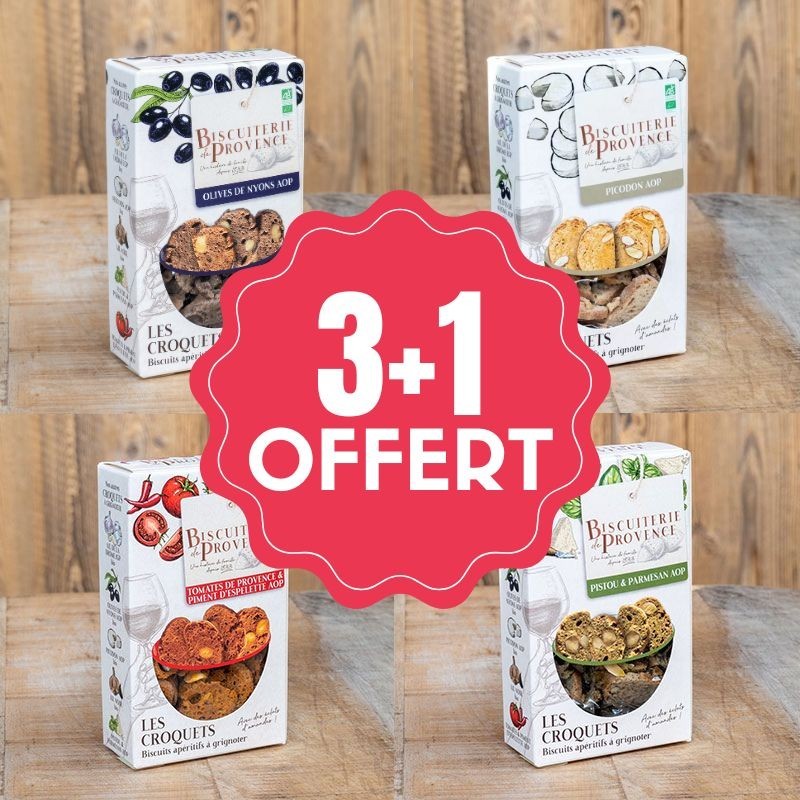 lot 3+1 offert croquets apéritif