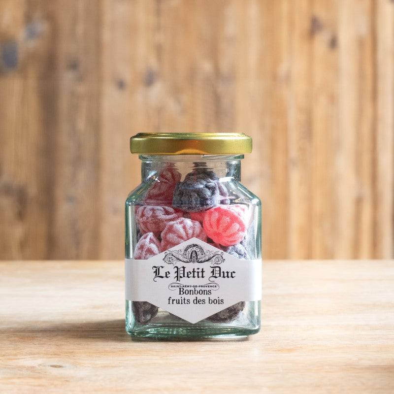 Bonbons aux fruits des bois - mélange de bonbons acidulés au fruit des bois intenses et fruités