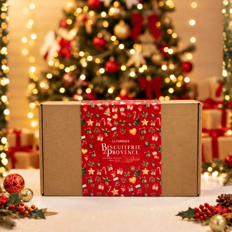Coffret carton Noël petit format (vide)