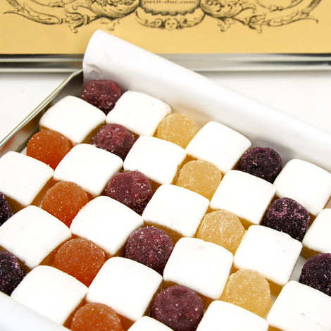 calissons le petit duc checkerboard fruit pate