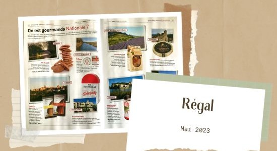 Publication of the Biscuiterie de Provence in the Régal magazine