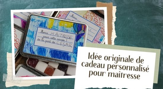 Idée de cadeaux maîtresse personnalisés et originaux