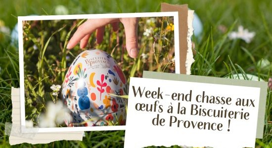 Week-end chasse aux œufs à la Biscuiterie de Provence ! 