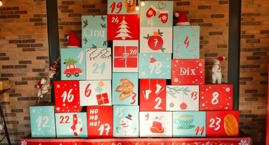 Calendrier de l'avent géant : 1500€ de cadeaux à gagner !